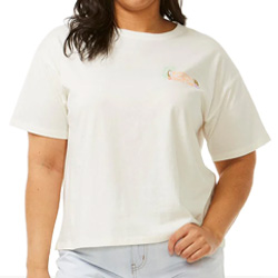 T-Shirt Tiki Tropics SS bone women's